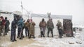 Syrian Refuge Camp in Lebanon at time of Snow Storm