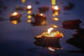 Aarti celebrations of light on river Ganges is a Hindu religious ritual of worship in India