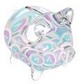 Aave (AAVE) Clear Glass piggy bank