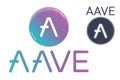 AAVE vector logo text icon author's development