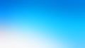Vibrant Gradient Blue Sky with a Subtle White Horizon - Abstract Background Royalty Free Stock Photo