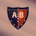 AB Split Test Security Shield Concept Royalty Free Stock Photo