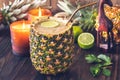 Abacaxi Ricaco cocktail Royalty Free Stock Photo