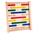 Abacus With Bright Colored Beads Royalty Free Stock Photo