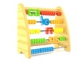 Abacus with calories text