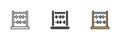 Abacus different style icon set