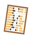 Abacus flat icon Math lesson