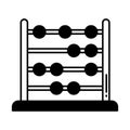 Abacus Half Glyph Style vector icon which can easily modify or edit