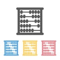 Abacus icon, math, calculate, calculator, mathematic Royalty Free Stock Photo
