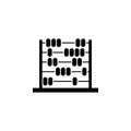 abacus icon, vector Royalty Free Stock Photo