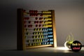 Abacus with light