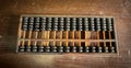 Abacus on the table Royalty Free Stock Photo