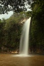 Abade waterfall near Pirenopolis side view Royalty Free Stock Photo