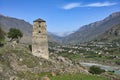 Abai-Kala Tower in the mountain village of Upper Balkaria