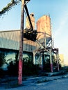 Abandon Cement Silo at Port Royal, South Carolina