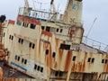 Abandon ship Cyprus Royalty Free Stock Photo