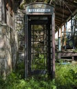 Abandon Telephone Booth Royalty Free Stock Photo