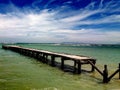 Abandond pier Royalty Free Stock Photo