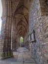 Abandoned Abbey at The Palace of Holyroodhouse, Edinburgh, Scotland. Royalty Free Stock Photo
