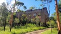 Ruined Brick Building at Abandoned Coal Mine Royalty Free Stock Photo