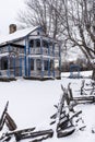 Abandoned Able Gabbard House in the Snow - Kentucky