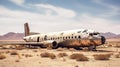 Abandoned Aircraft. Generative AI