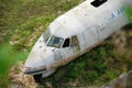 Abandoned airplane in bali