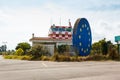 Abandoned airport control tower