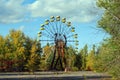 The abandoned amusement park in Pripyat following the nuclear disaster at Chernobyl