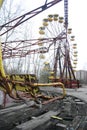 Abandoned amusements Pripyat, Chernobyl Royalty Free Stock Photo
