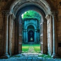 abandoned ancient architecture in the