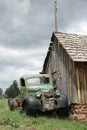 Abandoned antic old truck. Royalty Free Stock Photo