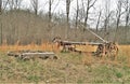 Abandoned Antique Wagon Royalty Free Stock Photo