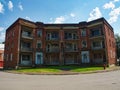 Abandoned Apartment building Williamson WV USA Mingo County Royalty Free Stock Photo