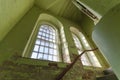 Abandoned Asylum for the Criminally Insane Stairwell Urban Expl Royalty Free Stock Photo