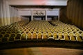 Abandoned auditorium of cinema or concert hall