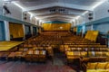 Abandoned auditorium of old soviet cinema house