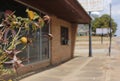 Abandoned Auto Sales Building in Troup TX Royalty Free Stock Photo