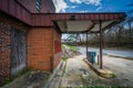 Abandoned bank in Mount Airy, Maryland.