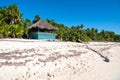 Abandoned bar hut, Caribbean Sea, Punta Frances, Isla de Juventud, Cuba Royalty Free Stock Photo