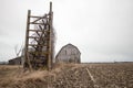 Abandoned Barn In The American Midwest Royalty Free Stock Photo