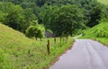 Abandoned Barn in Curve of Appalachian Road