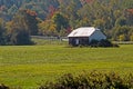 Abandoned Barn on Farm Land In Quebec Royalty Free Stock Photo