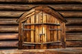 Abandoned barn vintage wooden door. Old photo of rustic house entrance Royalty Free Stock Photo