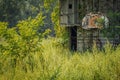 Abandoned Basketball Hoop Royalty Free Stock Photo