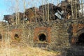 Abandoned beehive coke ovens Royalty Free Stock Photo