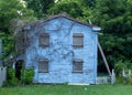 An Abandoned Blue House in Virginia