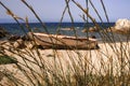 Abandoned boat in Sardinia Royalty Free Stock Photo