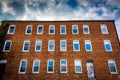 Abandoned brick building in Bairs, Pennsylvania. Royalty Free Stock Photo