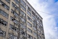 An abandoned brick building .in the historic old west bottoms distric in Kansas city Missouri Royalty Free Stock Photo